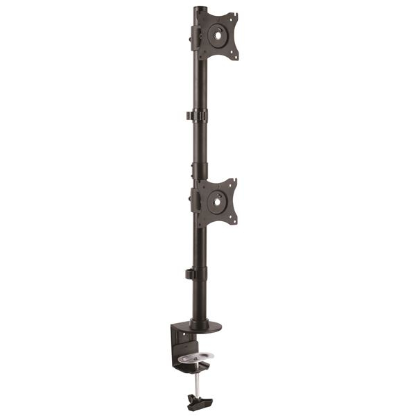 STARTECH.COM Dual Monitor Mount - Vertical For Monitors Up To 27in - Steel