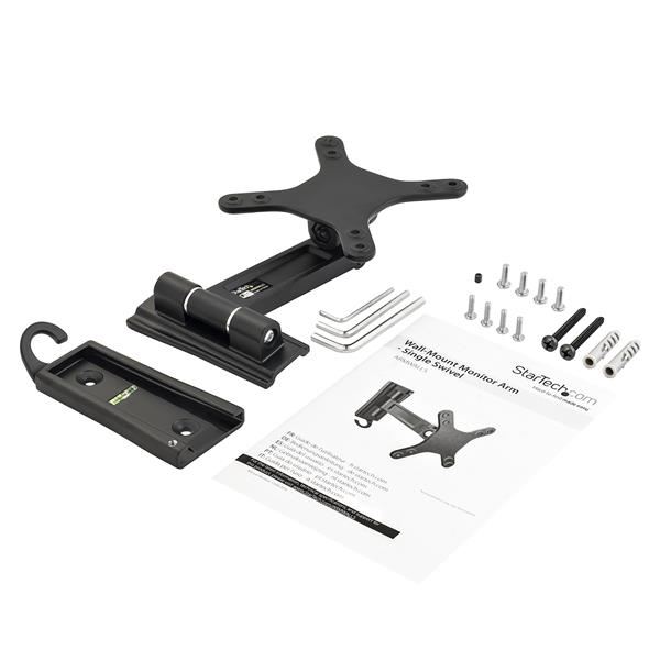 STARTECH.COM Wall Mount Monitor Arm - For Up To 27in Monitor/tv-single Swivel
