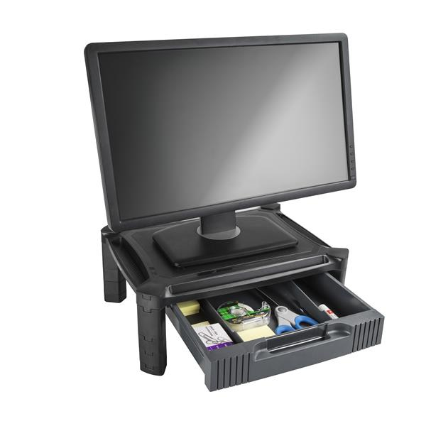 STARTECH.COM Computer Monitor Riser Stand With Drawer - Height Adjustable