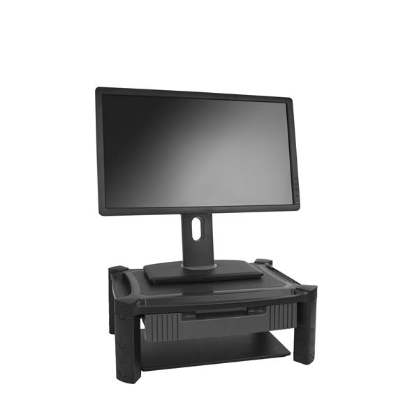 STARTECH.COM Computer Monitor Riser Stand With Drawer - Height Adjustable