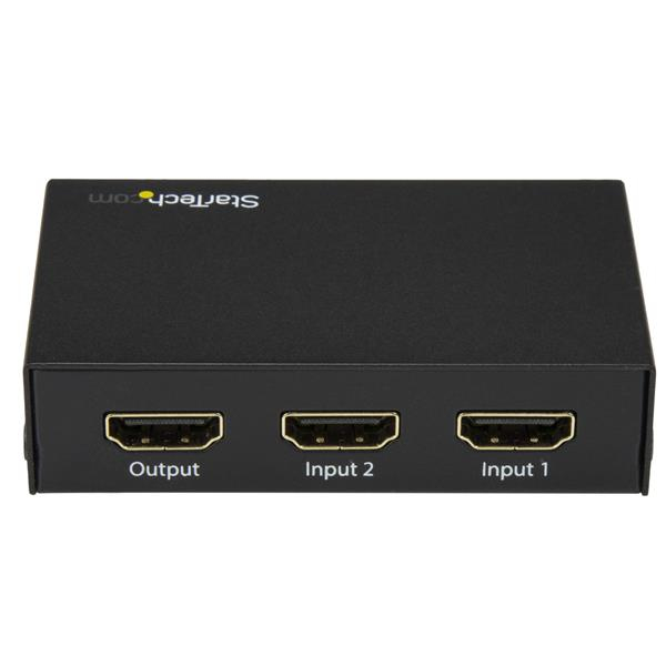 STARTECH.COM Hdmi Video Switch 2x1 - 4k60 2-port Hdmi Switcher - 4k 60 Hz