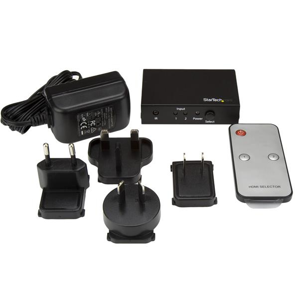 STARTECH.COM Hdmi Video Switch 2x1 - 4k60 2-port Hdmi Switcher - 4k 60 Hz