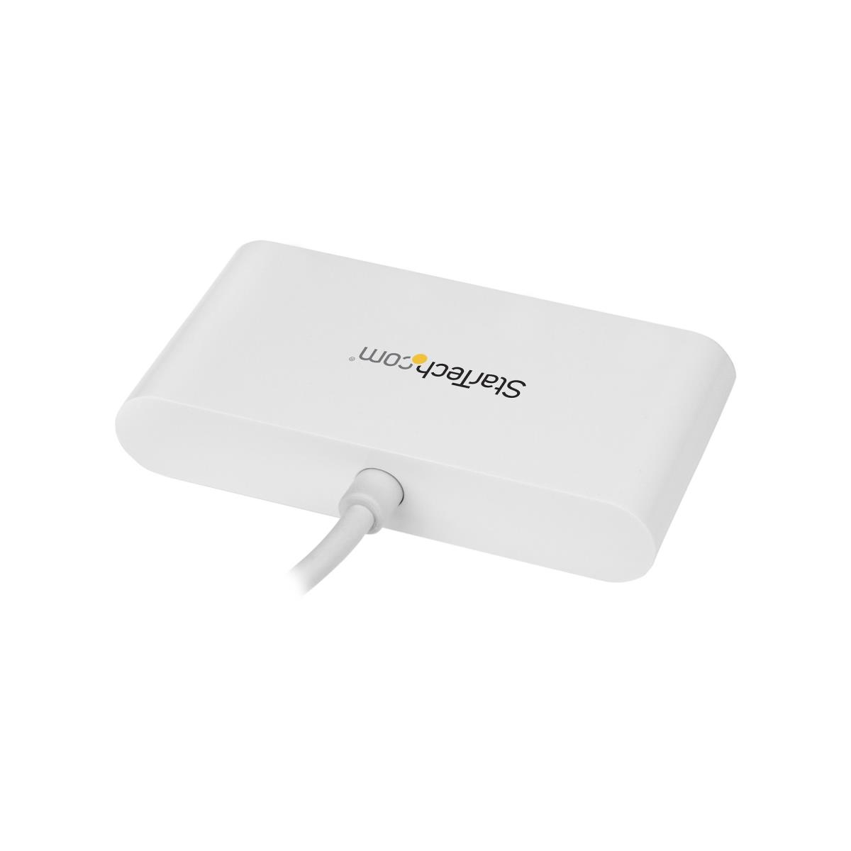 STARTECH.COM USB-c Hub - USB-c To 4x USB-a - 4port Bus Powered USB 3.0 Hub White