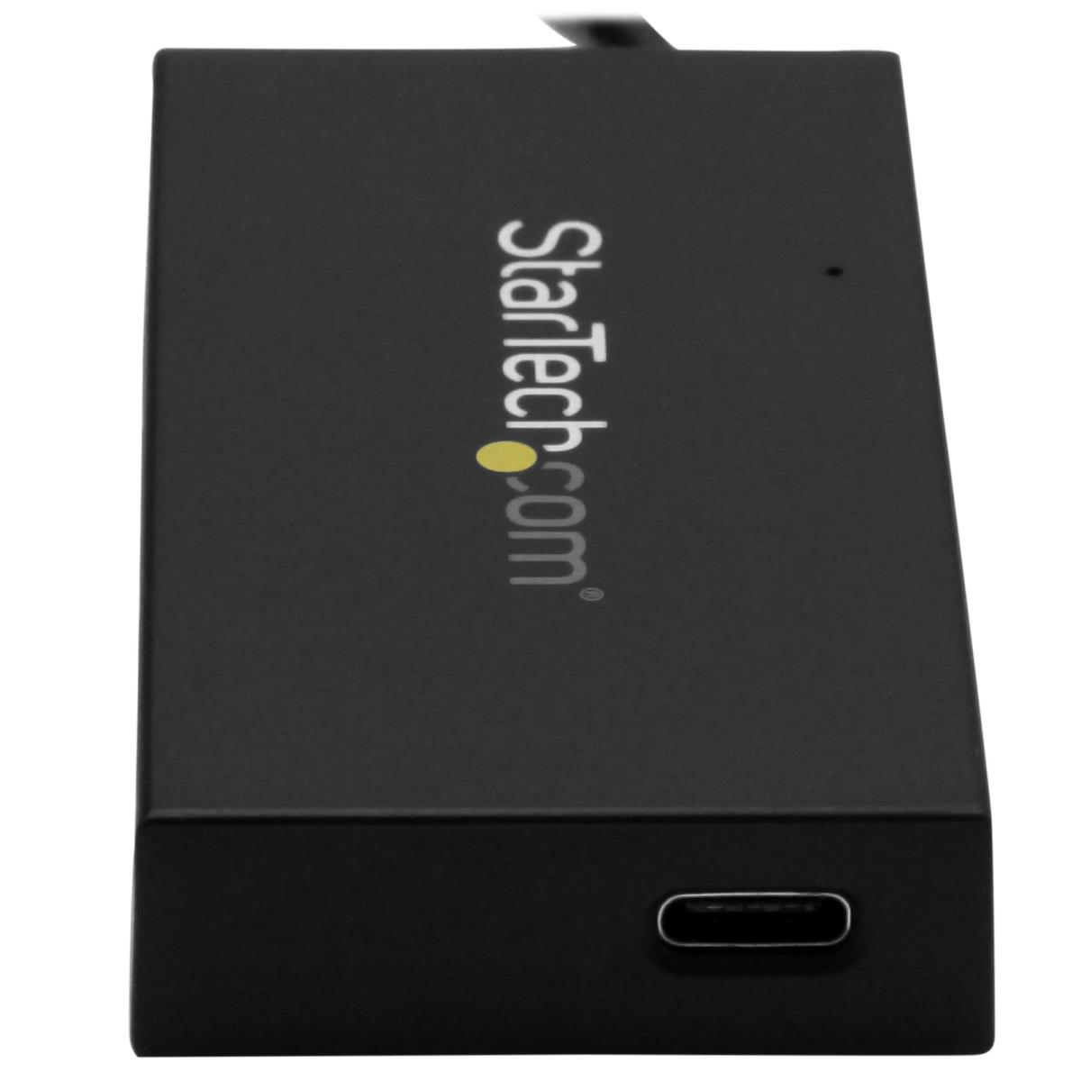 STARTECH.COM USB Hub - 4port - USB A To USB A And USB C - With Power Adapter