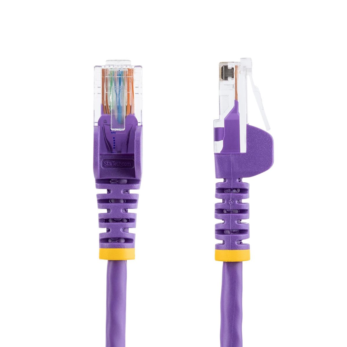 STARTECH.COM Patch Cable - Cat 5e - Utp - Snagless - 10m - Purple