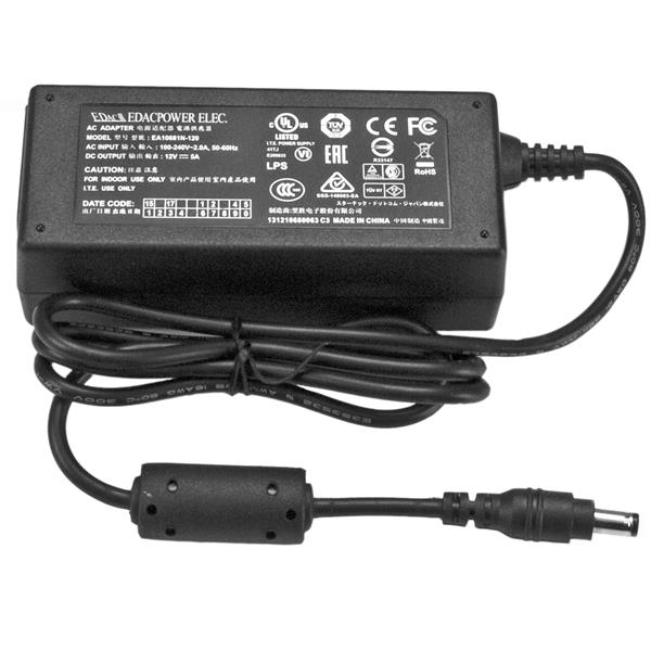 STARTECH.COM Dc Power Adapter - 12v, 5a