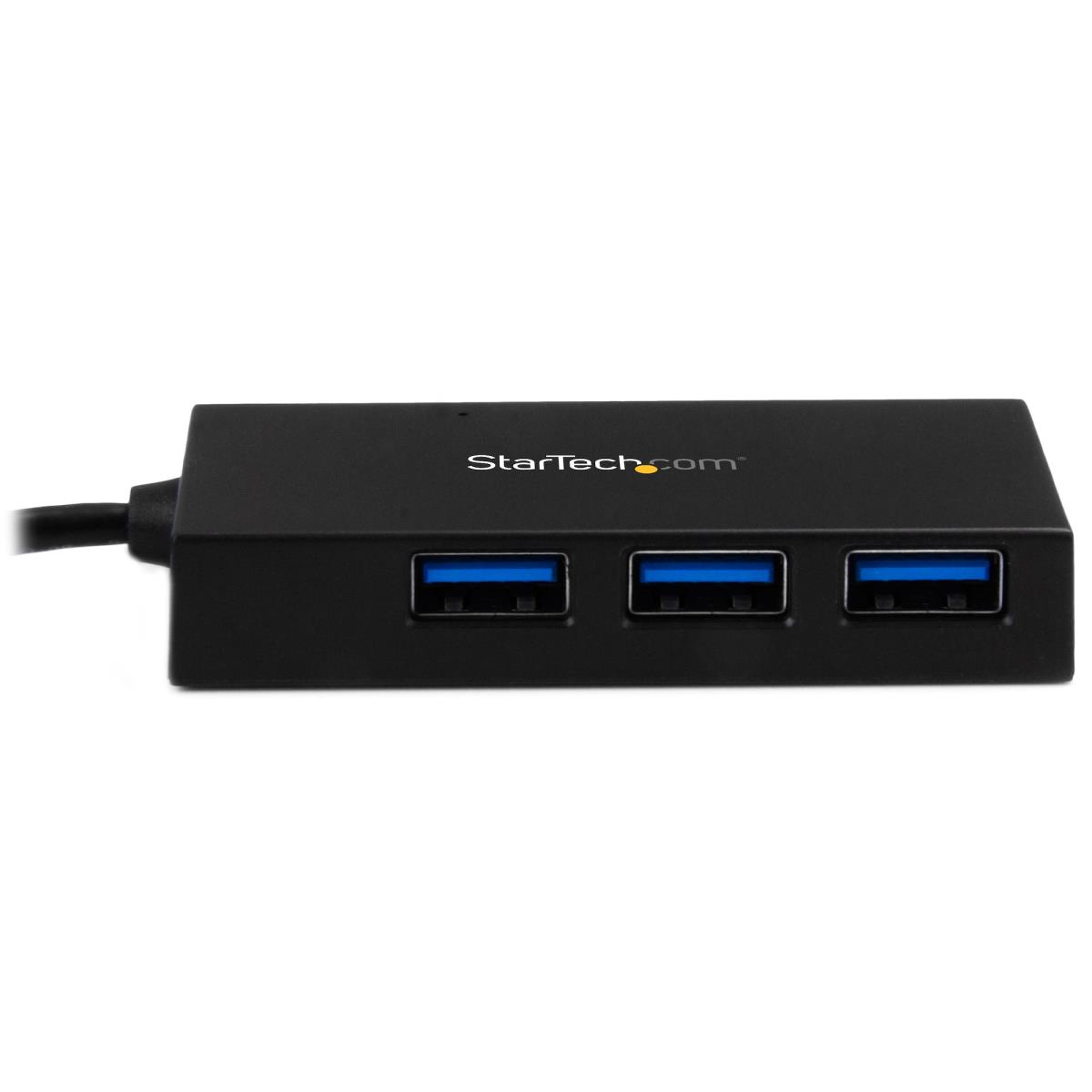 STARTECH.COM USB C Hub 4port With Power Adapter - Type C To A - USB 3.0