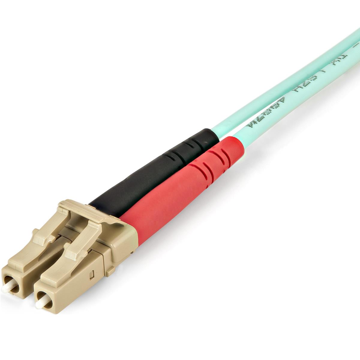 STARTECH.COM Om4 Fiber Optic Cable Lc To Lc Fiber Patch Cable - Blue 1m