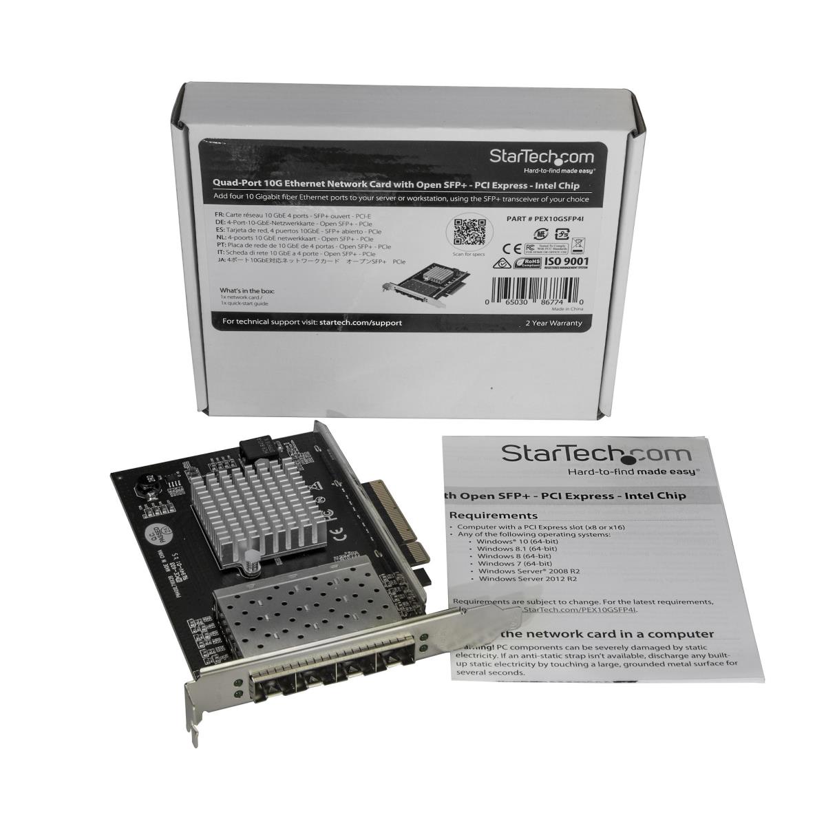 STARTECH.COM Network Card With Open Sfp+ - Intel Xl710 Chip