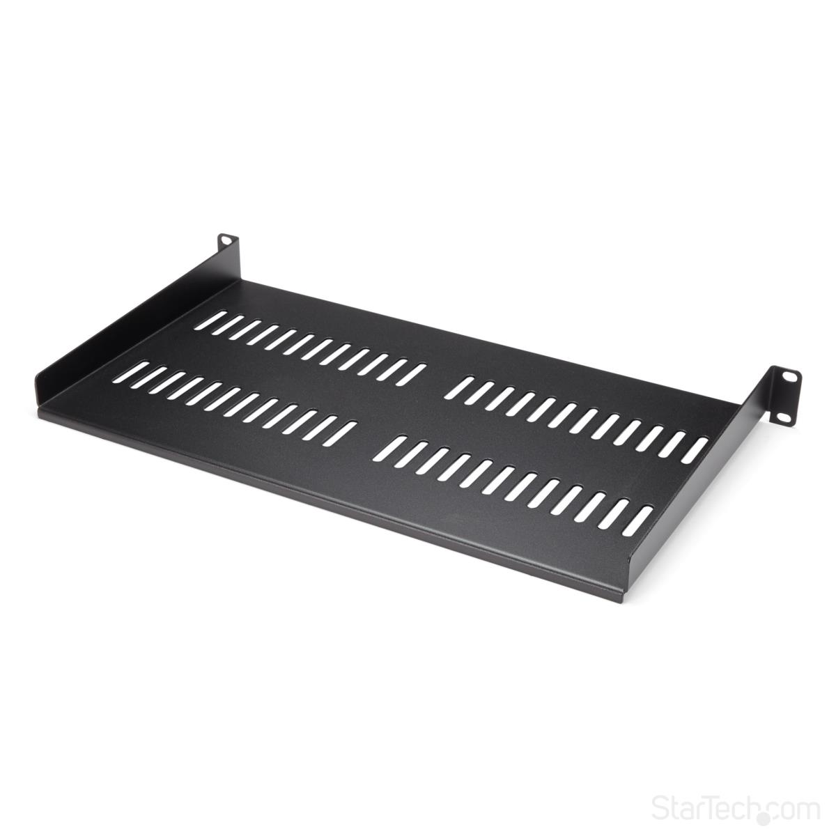 STARTECH.COM 1u Vented Rack Shelf - 10 In 254 Mm Deep 1u Shelf - Vented