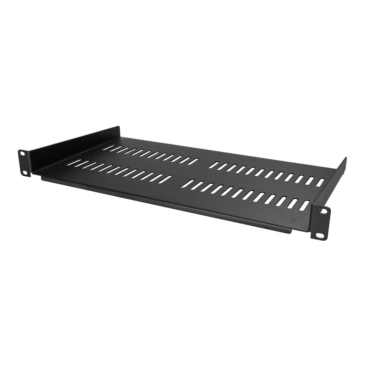 STARTECH.COM 1u Vented Rack Shelf - 10 In 254 Mm Deep 1u Shelf - Vented