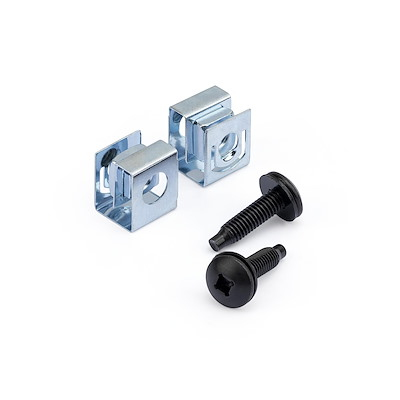 STARTECH.COM Rack Screws And Clip Nuts Rack Mount Screws - Slide Nuts 10-32