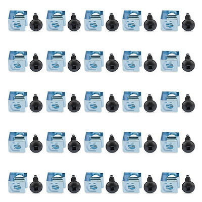 STARTECH.COM Rack Screws And Clip Nuts Rack Mount Screws - Slide Nuts 10-32