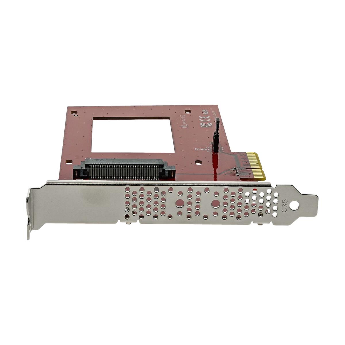 STARTECH.COM U.2 To Pci-e Adapter For 2.5in U.2 Nvme SSD - Sff-8639 - X4 Pci-e 3.0