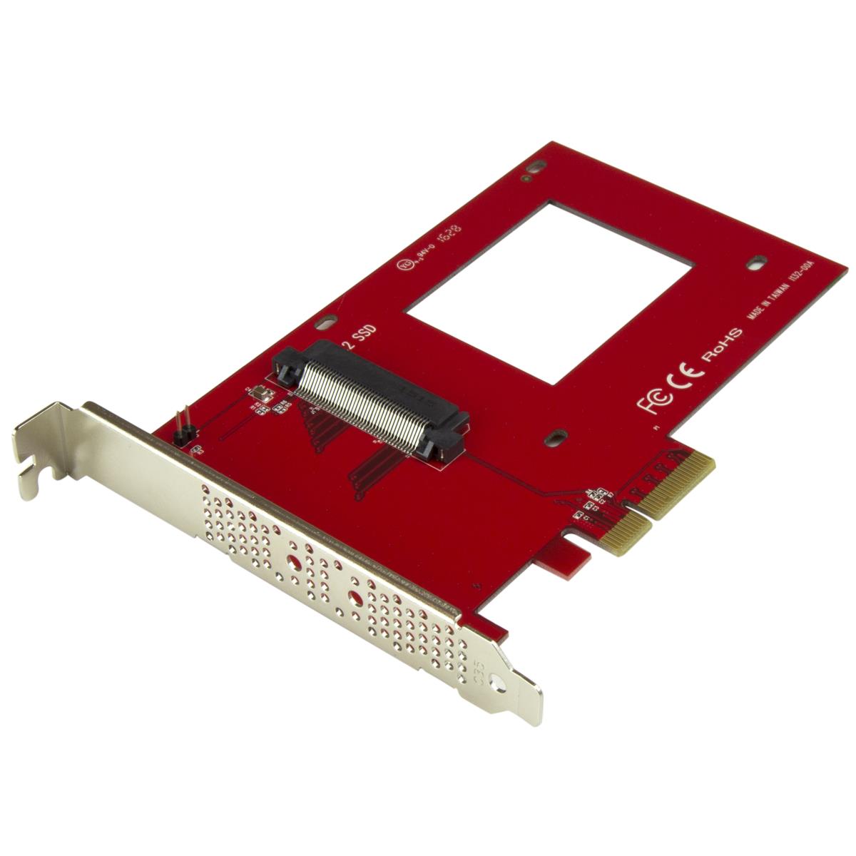 STARTECH.COM U.2 To Pci-e Adapter For 2.5in U.2 Nvme SSD - Sff-8639 - X4 Pci-e 3.0