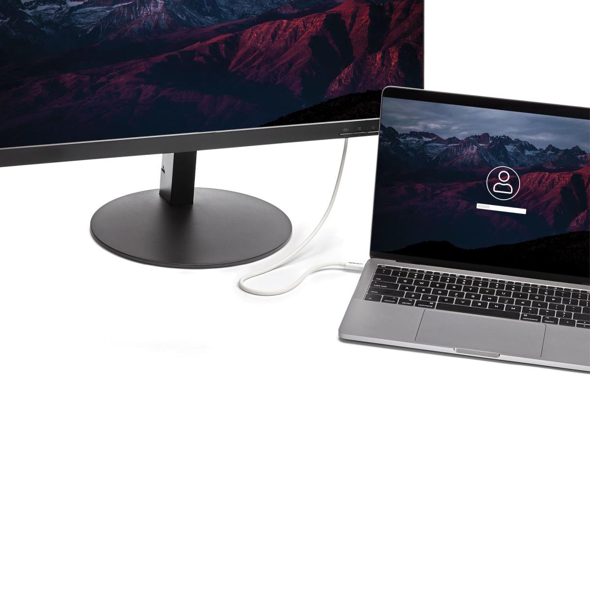 STARTECH.COM Thunderbolt 3 USB-c Cable 50cm 40gbps - White