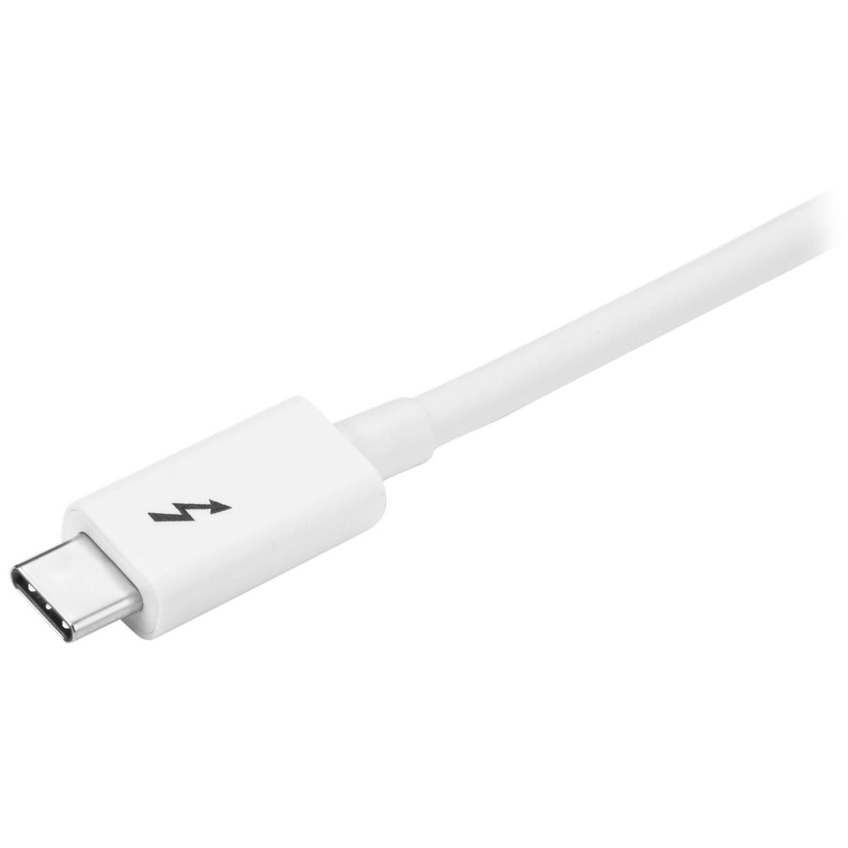 STARTECH.COM Thunderbolt 3 USB C Cable 20gbps - White 1m