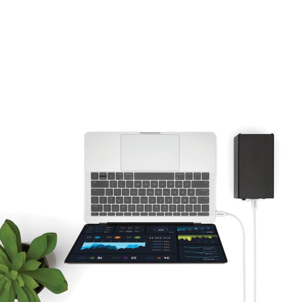 STARTECH.COM Thunderbolt 3 USB C Cable 20gbps - White 1m
