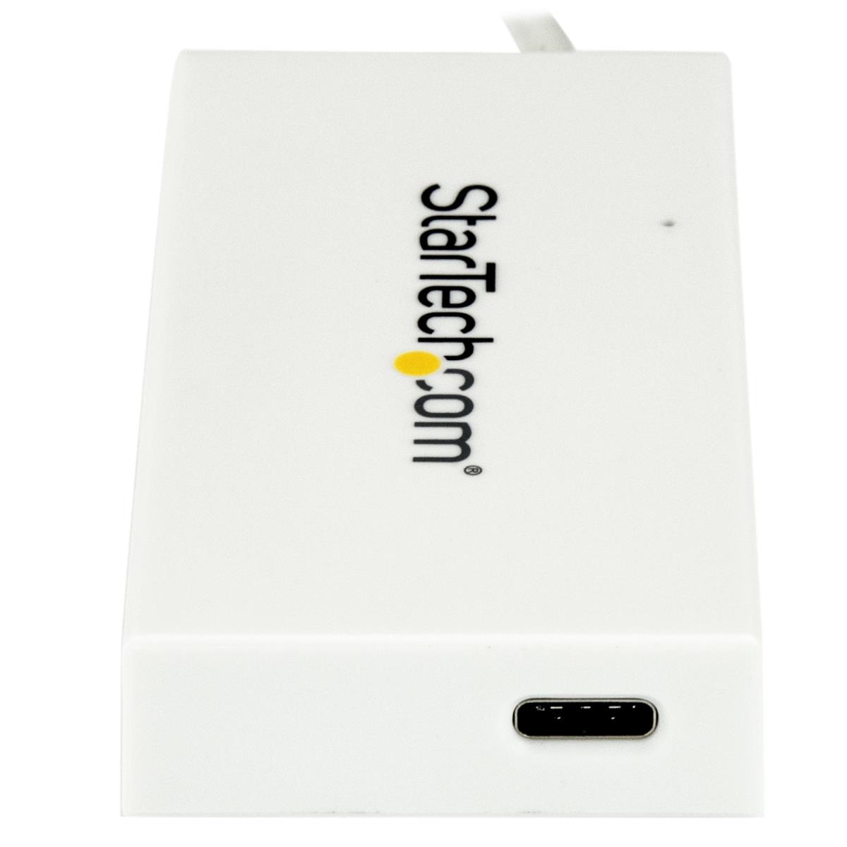STARTECH.COM Hub 4-port USB 3.0 USB-c Hub - USB-c To 1x USB-c And 3x USB-a - - White