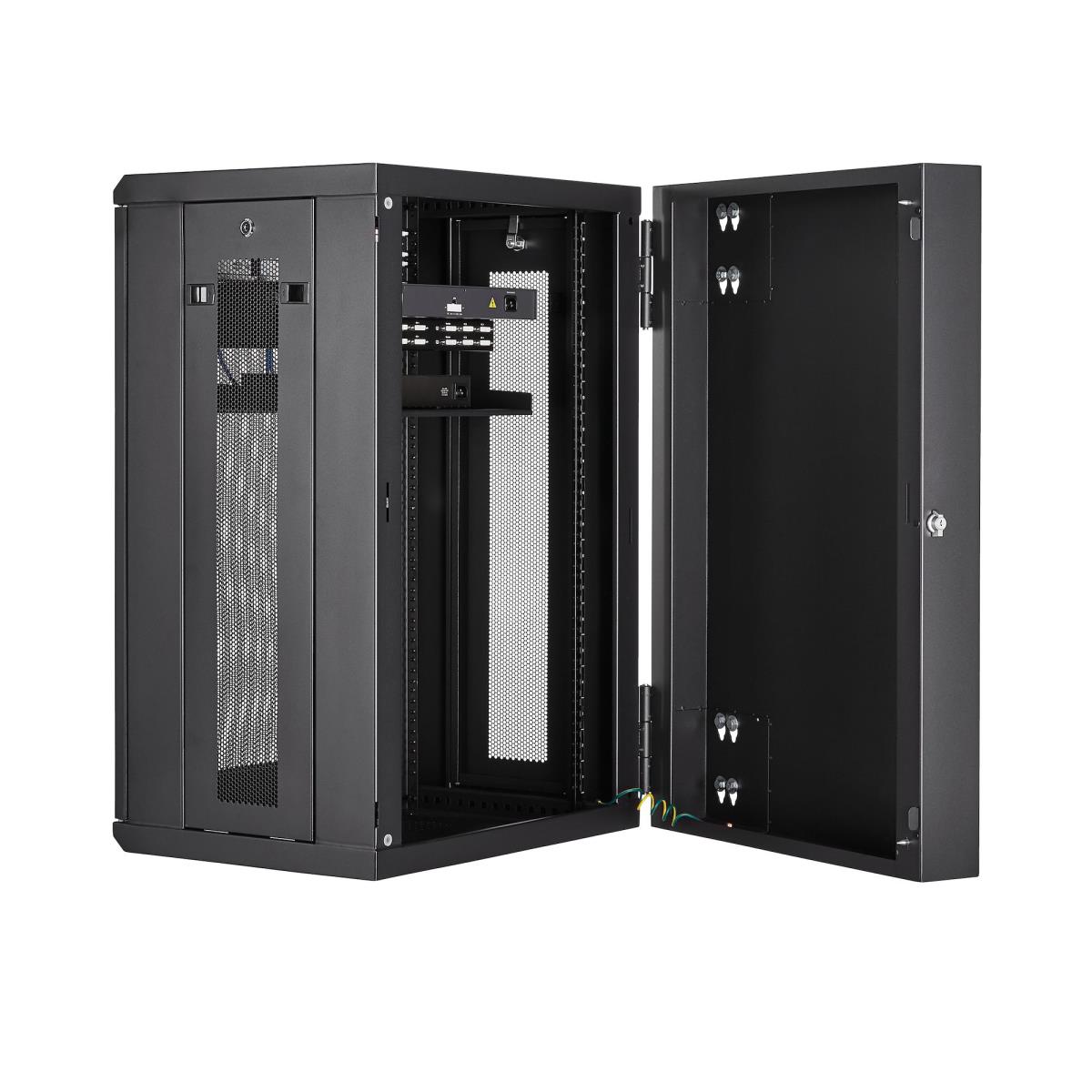 STARTECH.COM Server Rack Enclosure With Hinge 18u - Wall Mount Network Rack