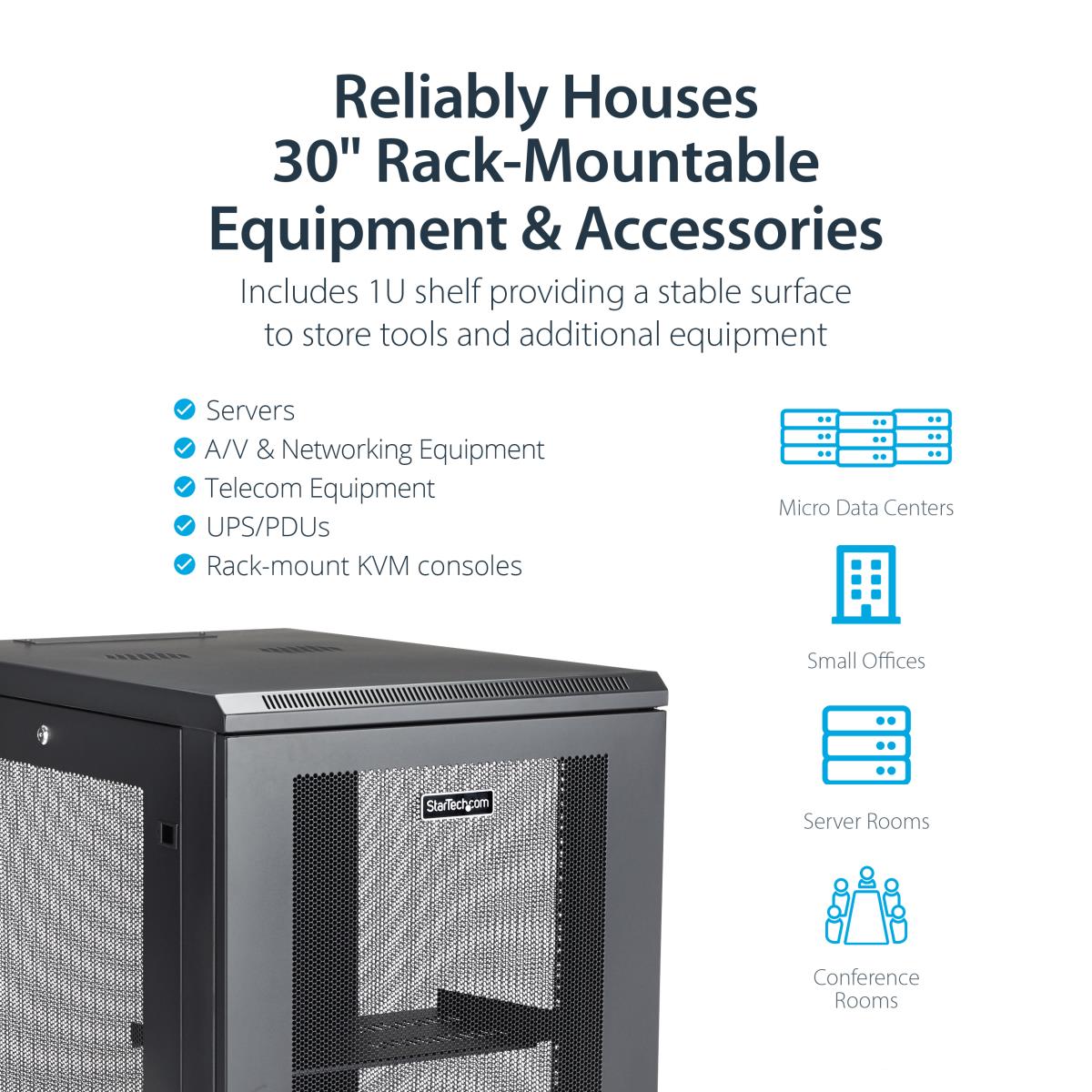 STARTECH.COM Server Rack-wardrobe Server With Depth Of 31in -18u