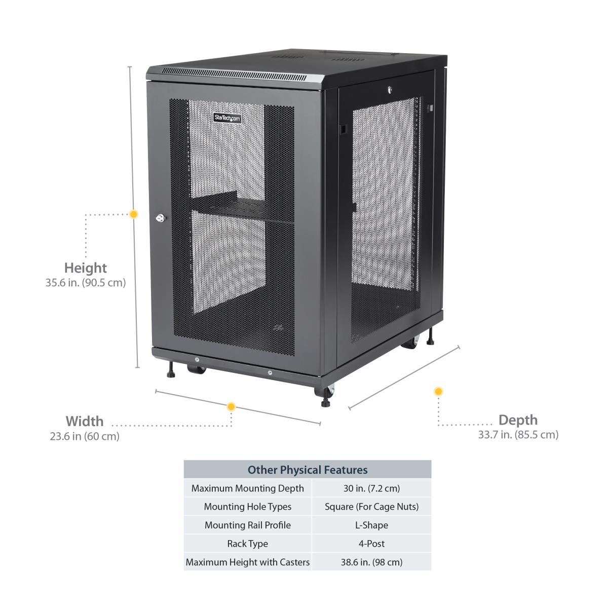 STARTECH.COM Server Rack-wardrobe Server With Depth Of 31in -18u