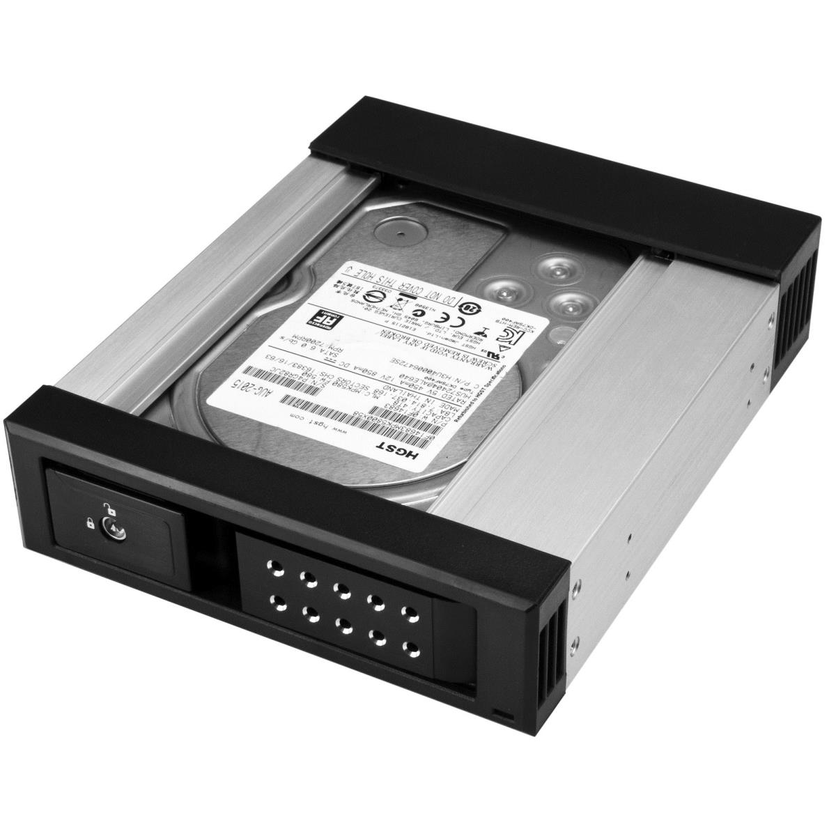STARTECH.COM Hard Drive Hot Swap Bay 5.25in To 3.5in - For 3.5in Sata/SAS - Trayless