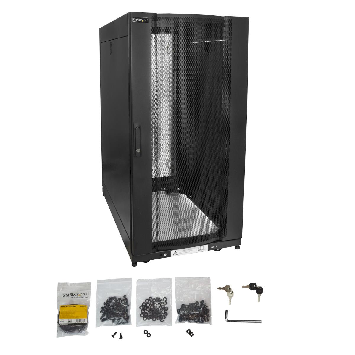 STARTECH.COM Server Cabinet Or Network Cabinet - Server Rack Enclosure 25u