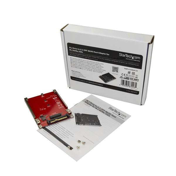STARTECH.COM M.2 To U.2 (sff-8639) Adapter For M.2 Pci-e Nvme SSDs