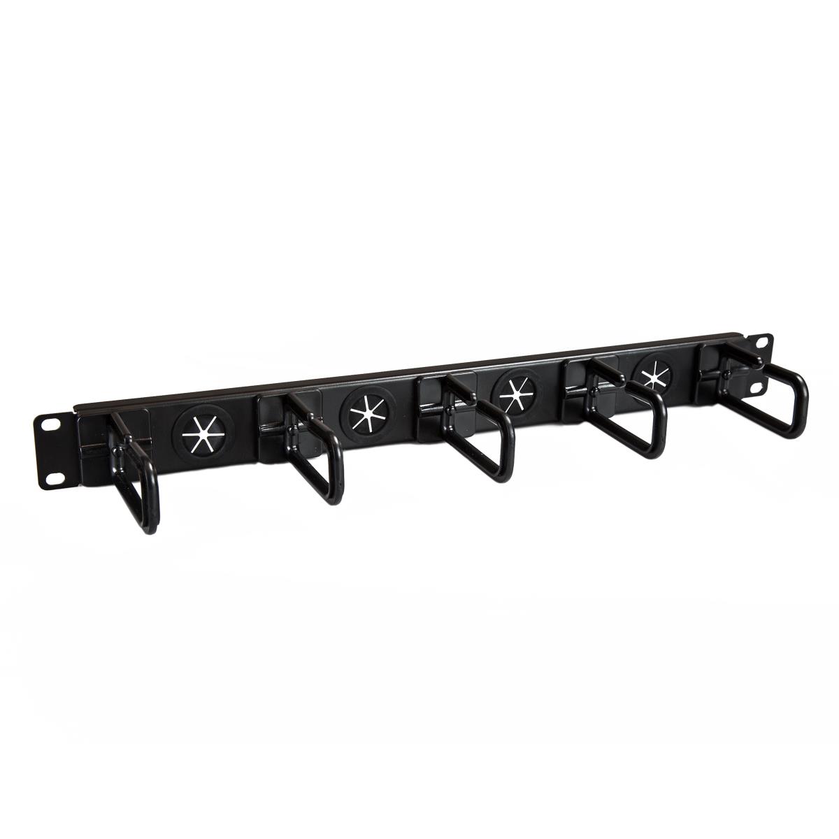STARTECH.COM Cable Manager - Cable Organizer D-ring Hooks - Holes - 1u