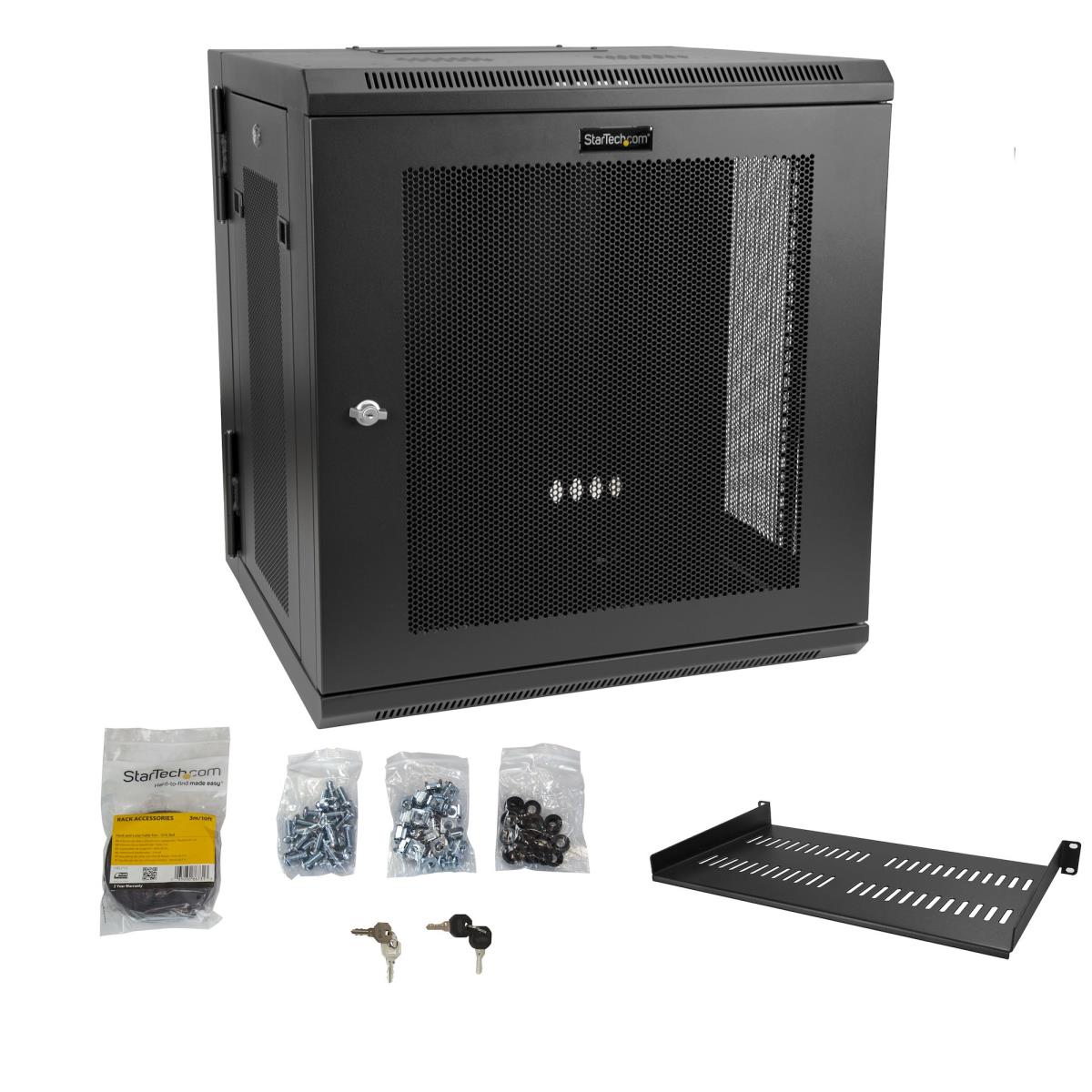 STARTECH.COM Server Rack Cabinet 12u Wall-mount - 24in Deep - Hinged