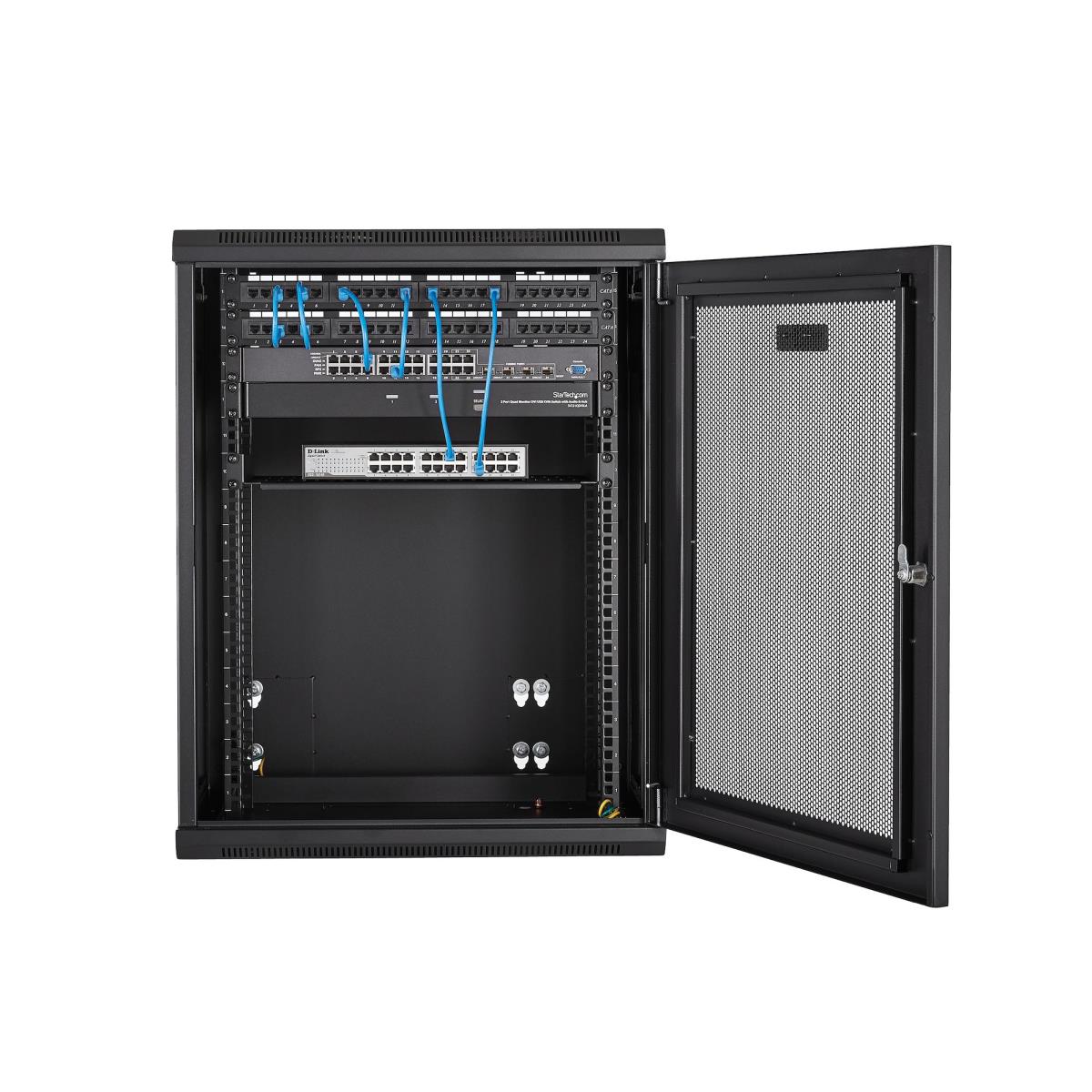 STARTECH.COM Server Rack Enclosure 15u With Hinge Wall Mount Network Rack