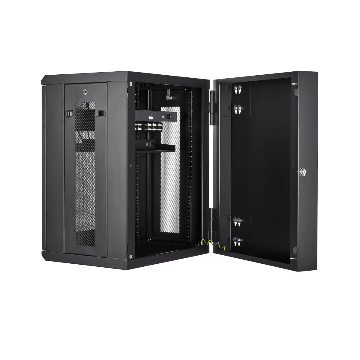 STARTECH.COM Server Rack Enclosure 15u With Hinge Wall Mount Network Rack