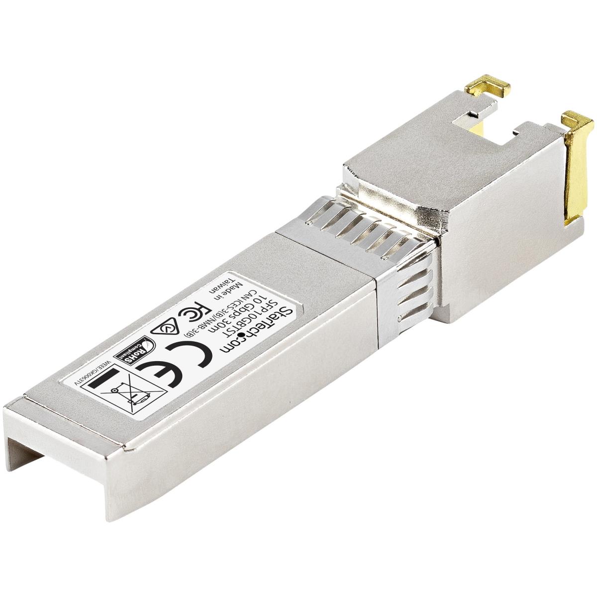 STARTECH.COM Msa Compliant 10 Gigabit Copper Rj45 Sfp+ Transceiver Module - 10gbase-t - 30m - Taa Compliant