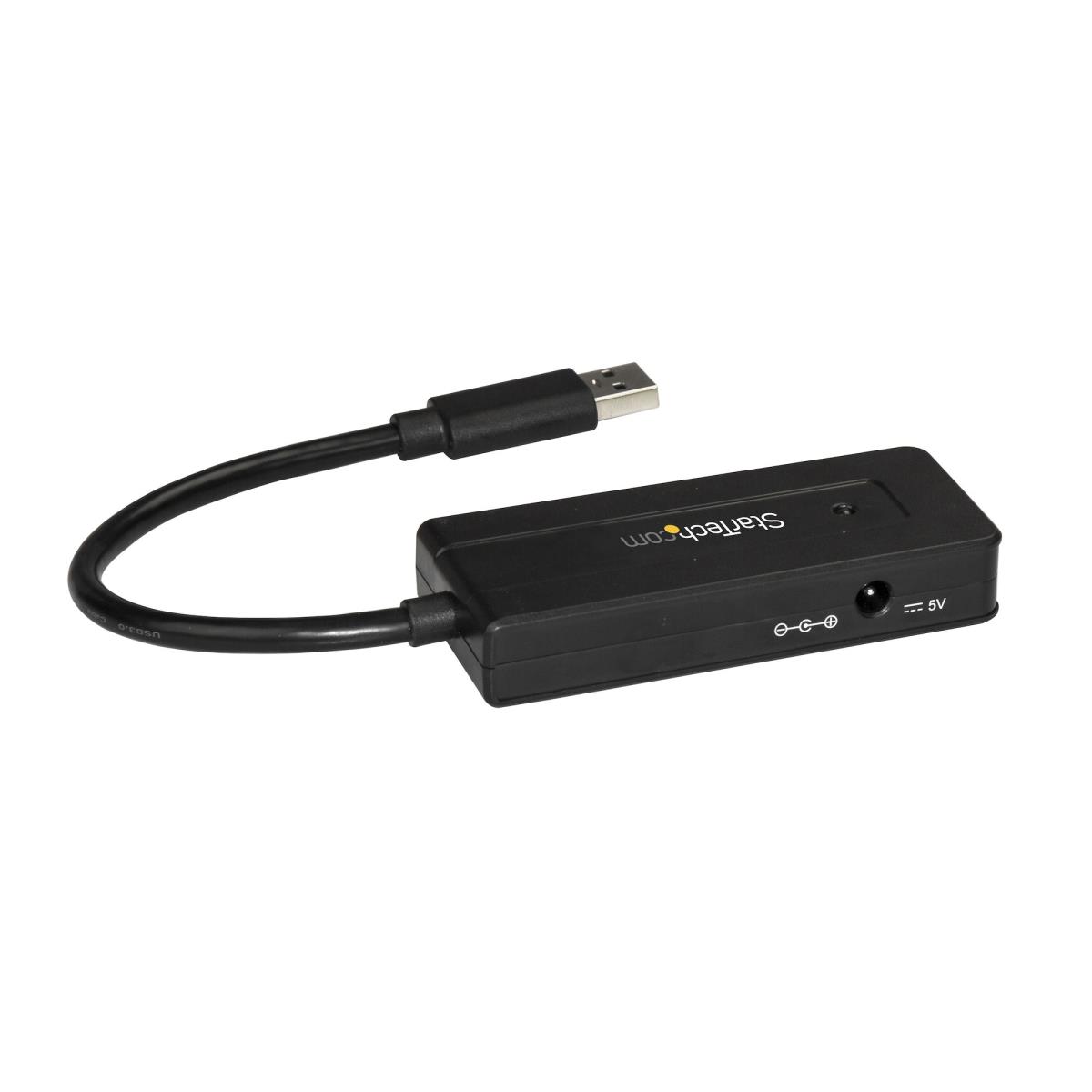 STARTECH.COM Mini Hub 4-port USB 3.0 With Charge Port - Includes Power Adapter