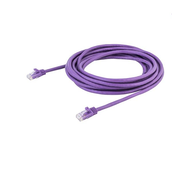 STARTECH.COM Patch Cable - CAT6 - Utp - Snagless - 5m - Purple
