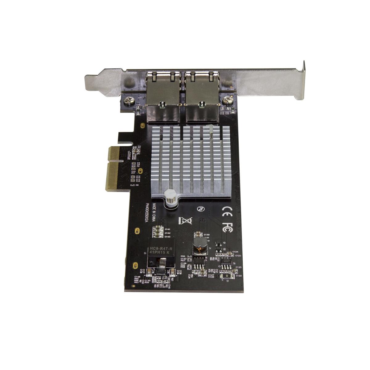 STARTECH.COM Dual Port Network Card - Pci-e 10gbase-t/nbase-t Nic Intel X550