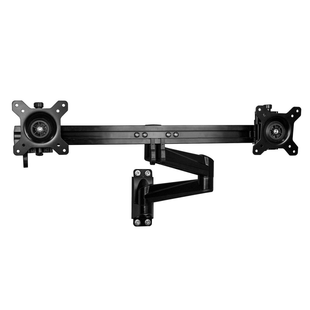 STARTECH.COM Wall Mount Dual Monitor Arm For Two 15-24 Monitors Articulating