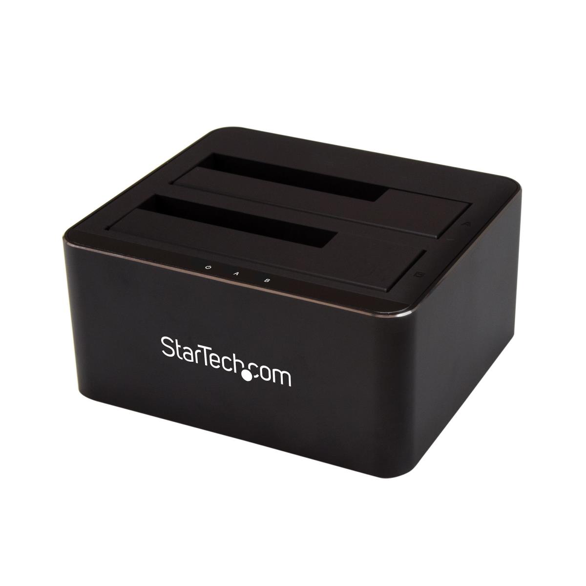STARTECH.COM Docking Station - Dual-bay SATA HDD For 2 X 2.5/3.5in SATA SSDs/HDDs - USB 3.0