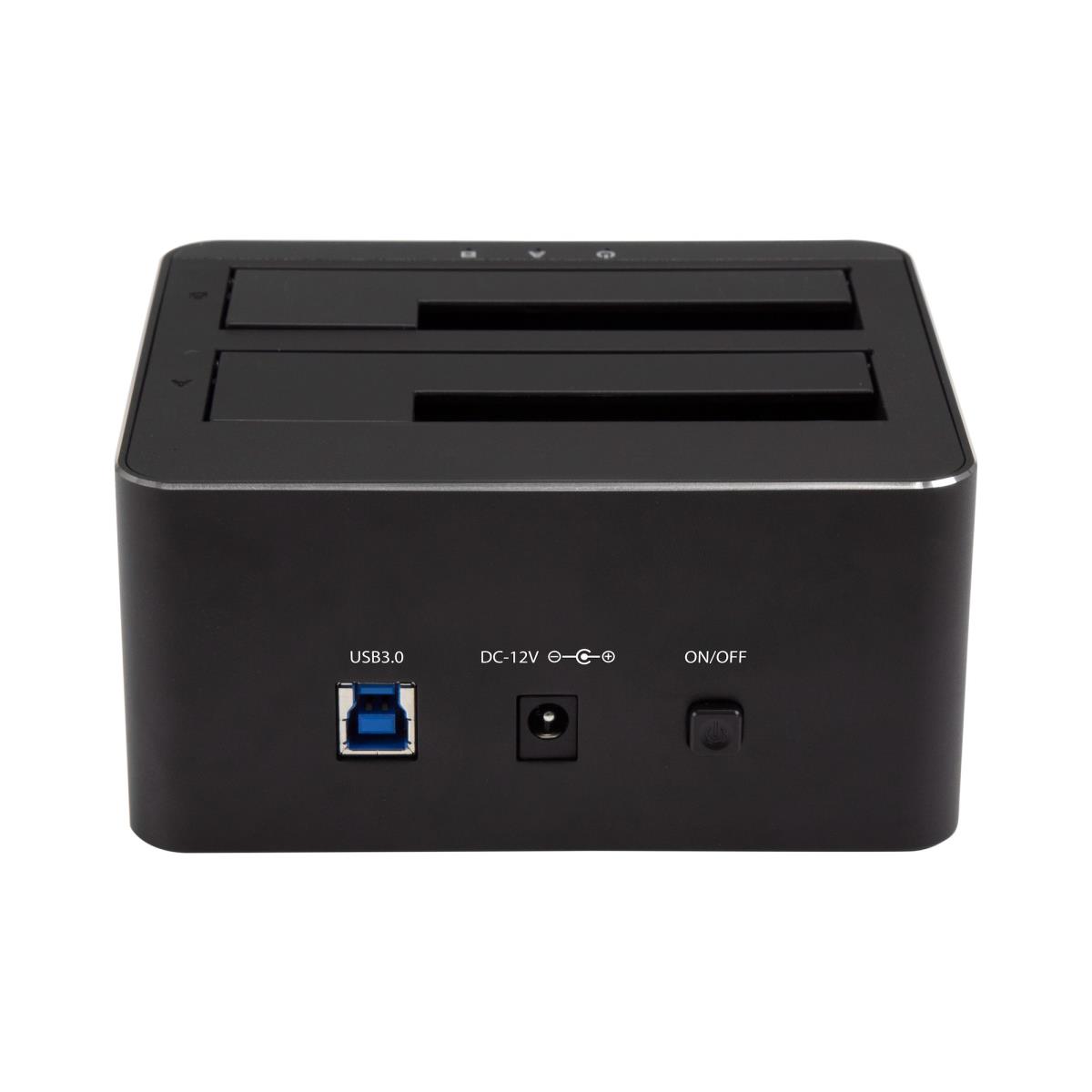 STARTECH.COM Docking Station - Dual-bay SATA HDD For 2 X 2.5/3.5in SATA SSDs/HDDs - USB 3.0