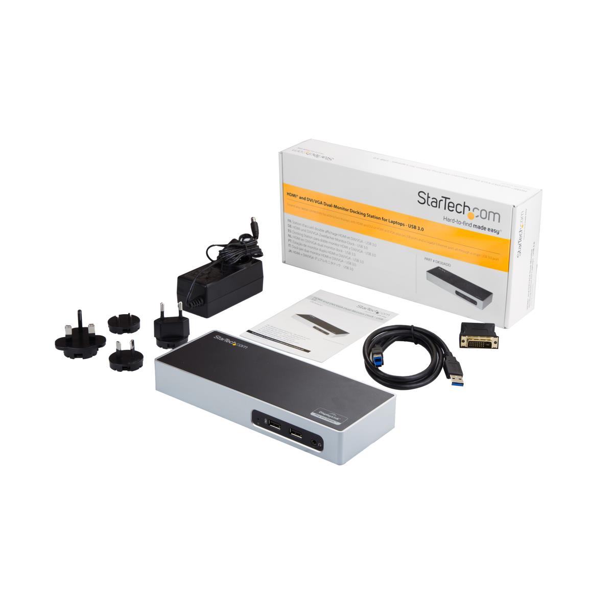 STARTECH.COM Docking Station - Dual Monitor Hdmi And DVI / Vga - USB 3.0