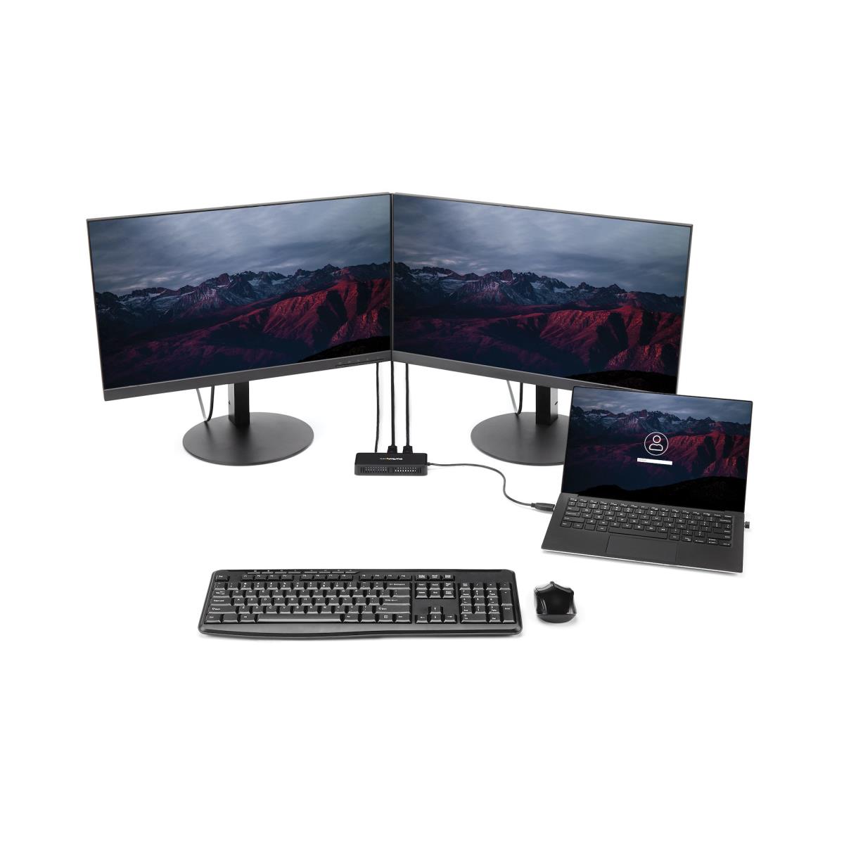 STARTECH.COM Mini Docking Station - USB To Dual DisplayPort With Gbe Lan - Dual 4k 60 Hz