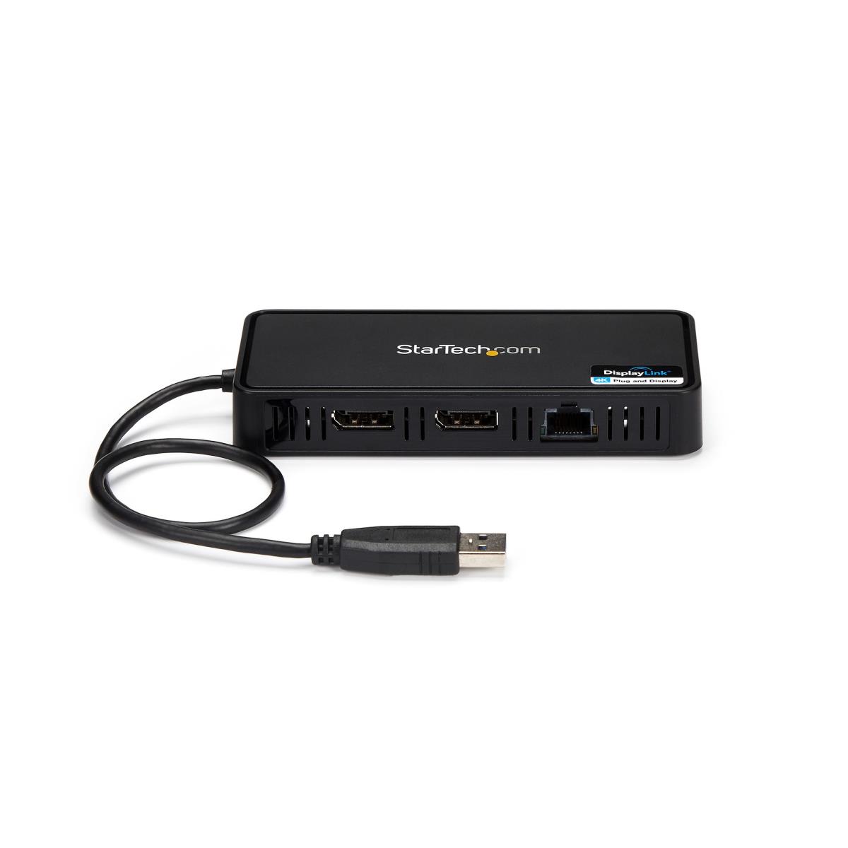 STARTECH.COM Mini Docking Station - USB To Dual DisplayPort With Gbe Lan - Dual 4k 60 Hz