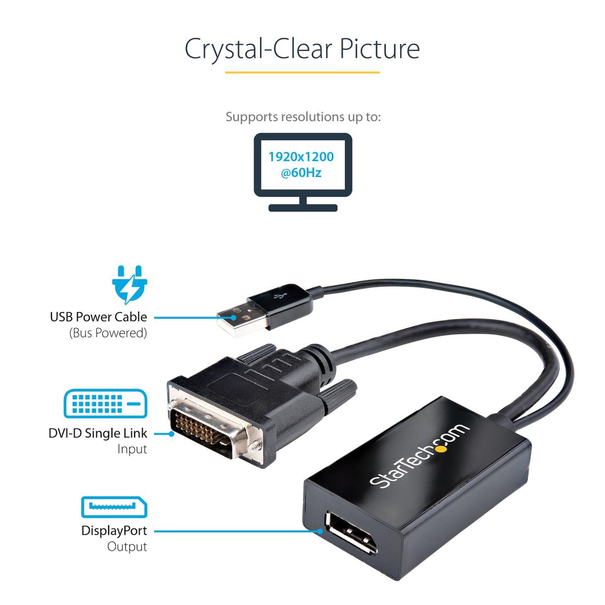 STARTECH.COM DVI-d To Dp Video Adapter - DVI To DisplayPort Converter