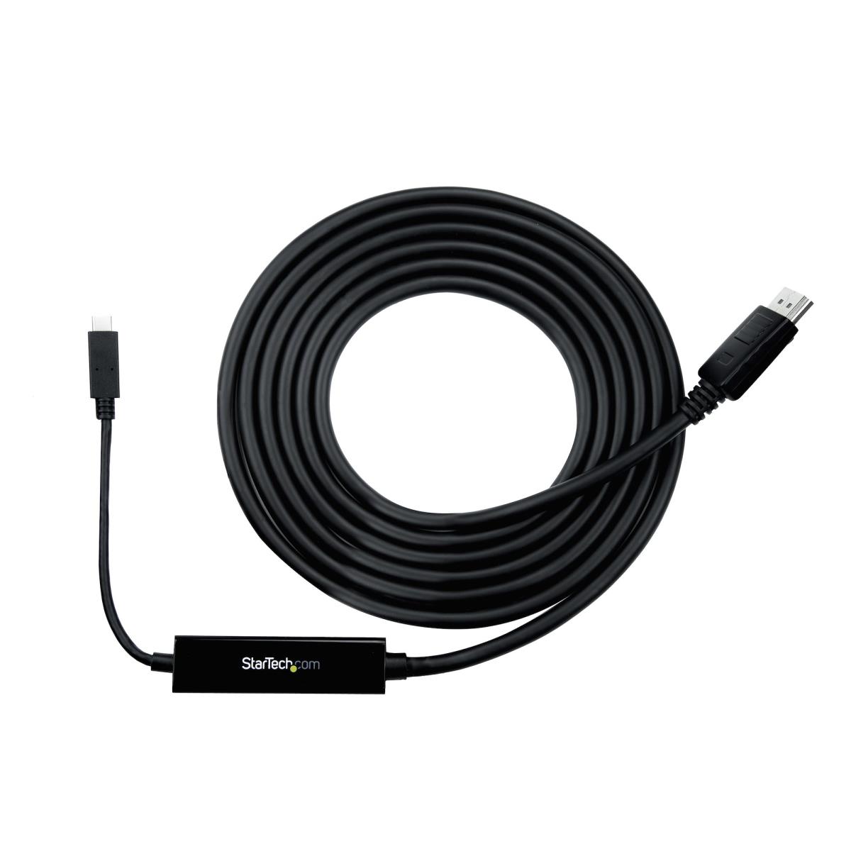 STARTECH.COM USB-c To DisplayPort Adapter Cable Black - 3m
