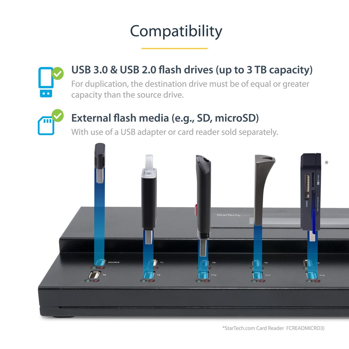 STARTECH.COM Standalone USB Duplicator / Eraser -flash Drives