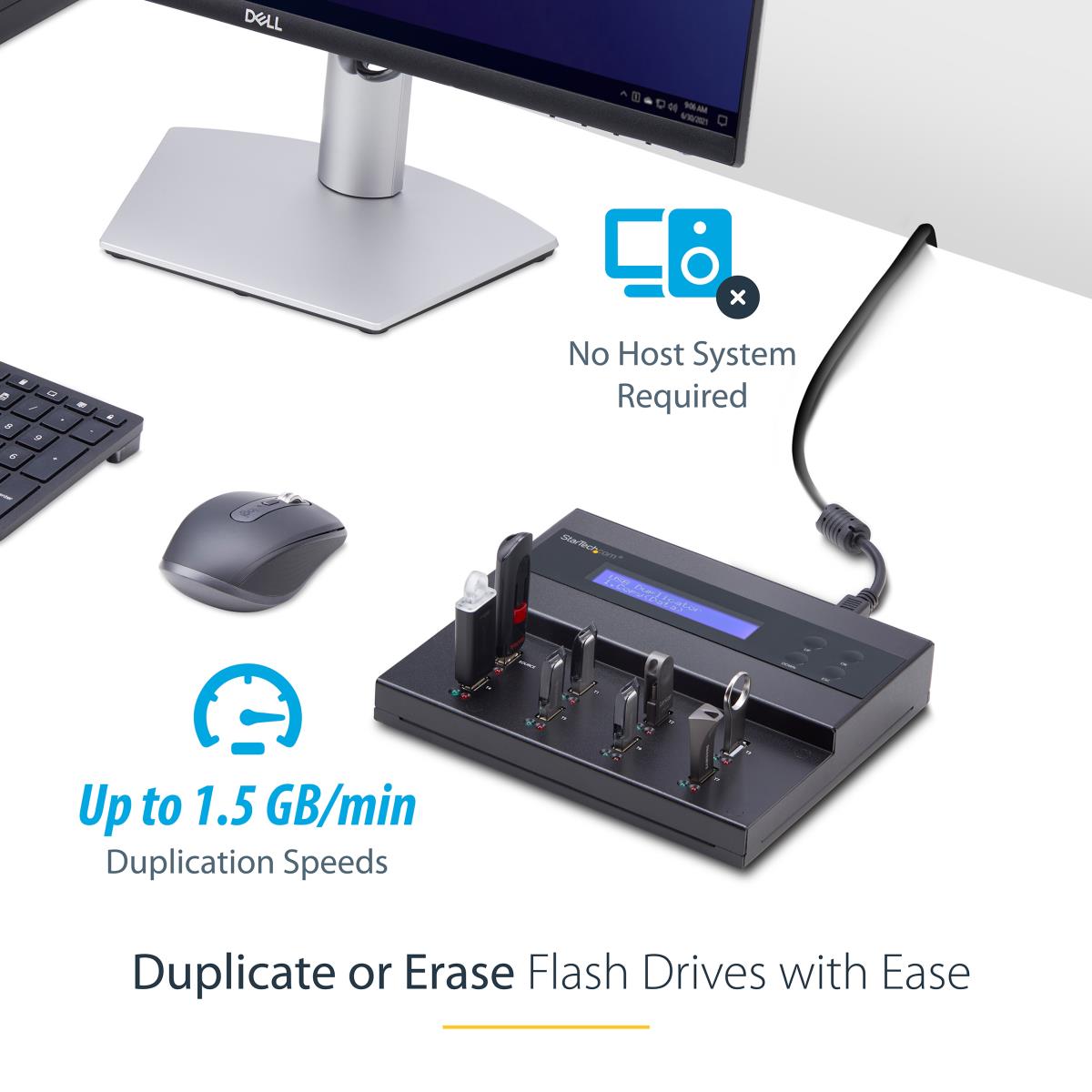 STARTECH.COM Standalone USB Duplicator 1:7 / Eraser -flash Drives