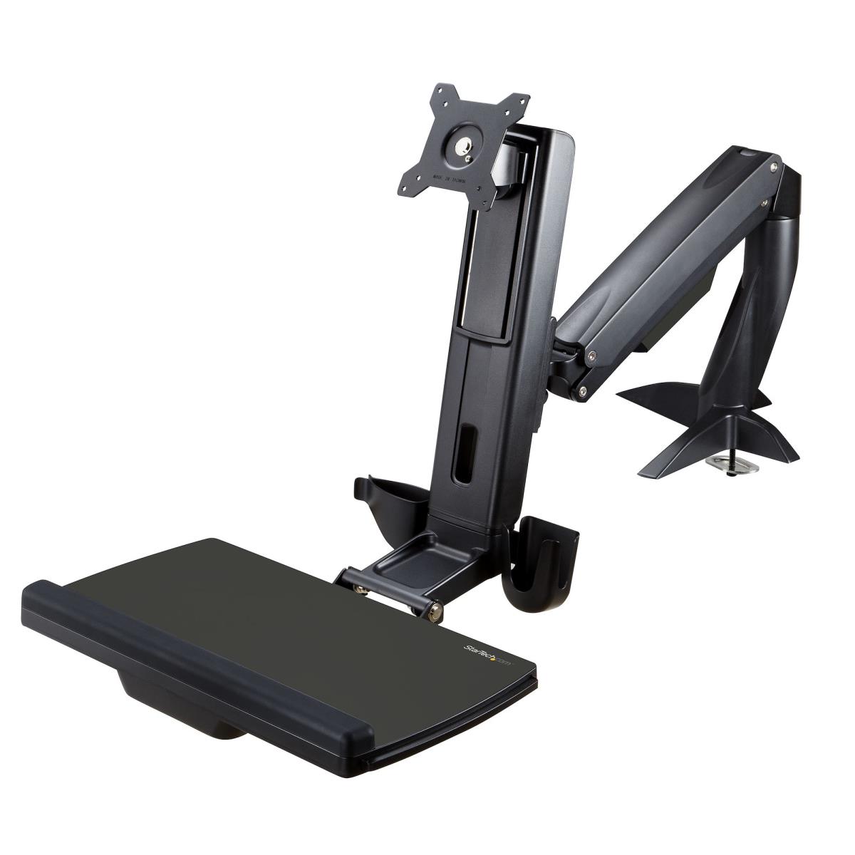 STARTECH.COM Monitor Mount - Sit Stand Desk Mount Adjustable - 1 Monitor - Up To 27in