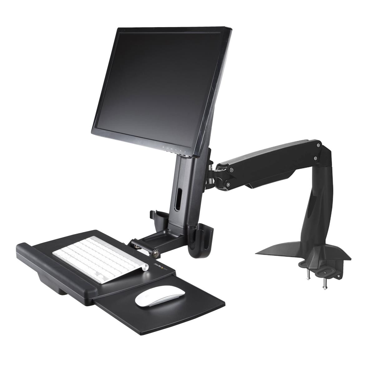 STARTECH.COM Monitor Mount - Sit Stand Desk Mount Adjustable - 1 Monitor - Up To 27in