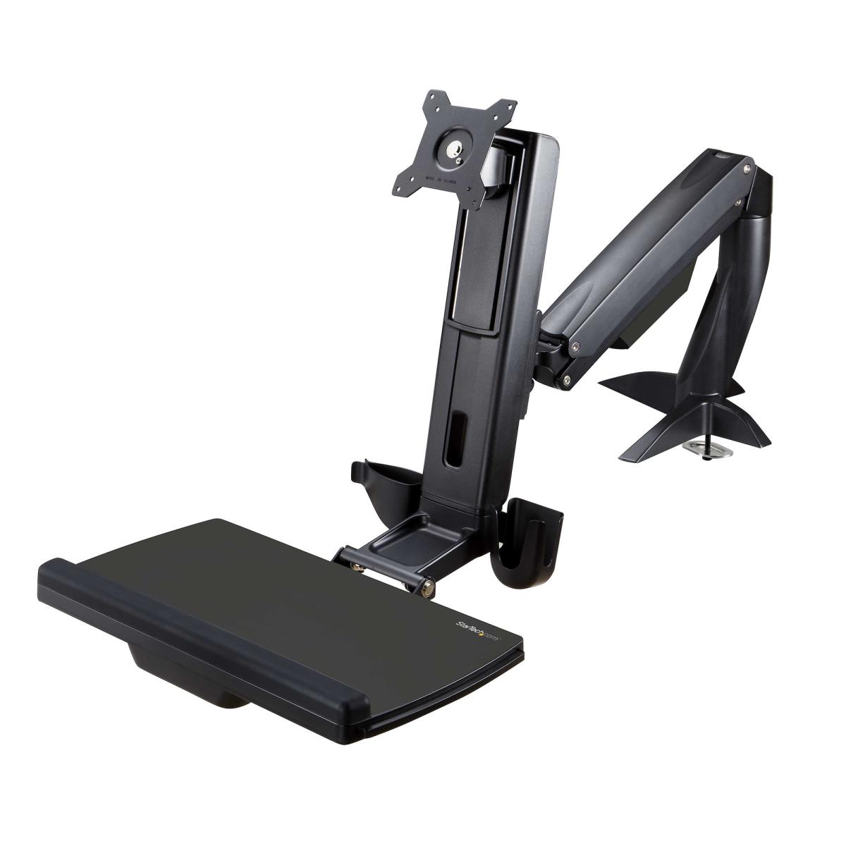STARTECH.COM Monitor Mount - Sit Stand Desk Mount Adjustable - 1 Monitor - Up To 27in